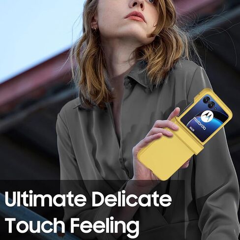 NINKI Compatible Flip Case for Moto Razr Plus 2024 Case with Hinge Protector Razr+ 2024 Case,Hard Slim Moto Razr Plus 2024 Phone Case for Moto Razr 50 Ultra Case for Motorola Razr Plus 2024 Case Black in Kuwait