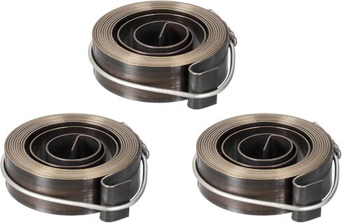 uxcell Drill Press Spring Drill Press Quill Feed Return Coil Spring Assembly Spring Steel Chemical Blackening Finish 1540mm Expand Long 53 x 10 x 0.8mm 3 Pcs in Saudi Arabia