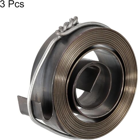 uxcell Drill Press Spring Drill Press Quill Feed Return Coil Spring Assembly Spring Steel Chemical Blackening Finish 1540mm Expand Long 53 x 10 x 0.8mm 3 Pcs in Saudi Arabia