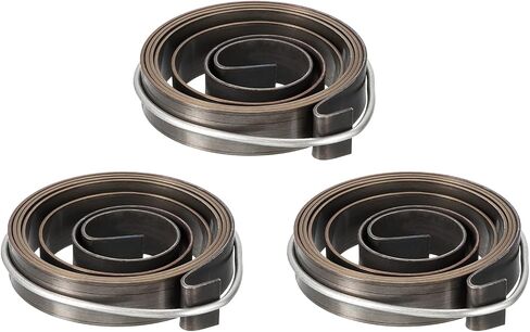 uxcell Drill Press Spring Drill Press Quill Feed Return Coil Spring Assembly Spring Steel Chemical Blackening Finish 1540mm Expand Long 53 x 10 x 0.8mm 3 Pcs in Saudi Arabia