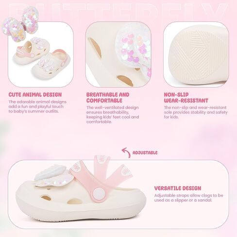 Casazoe Toddler Kids Boys Girls EVA Garden Clogs Summer Outdoor Slip On Shoes Cute Animal Water Sandals Children Lightweight Slipper Beach Pool Play Shoes (Baby/Toddler Kids) in Saudi Arabia