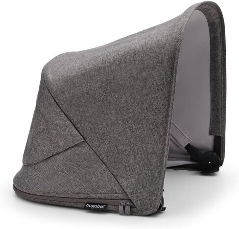 Bugaboo Fox 5 Sun Canopy Misty White with UPF 50 Sun Protection Treatment and Peekaboo Panel in Kuwait