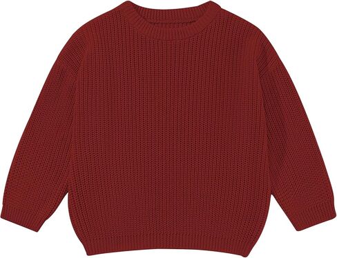 ESHOO Baby Girl Boy Knit Sweater Blouse Toddler Pullover Sweatshirt Crewneck Long Sleeve Tops for Kids Fall Winter Clothes in Kuwait