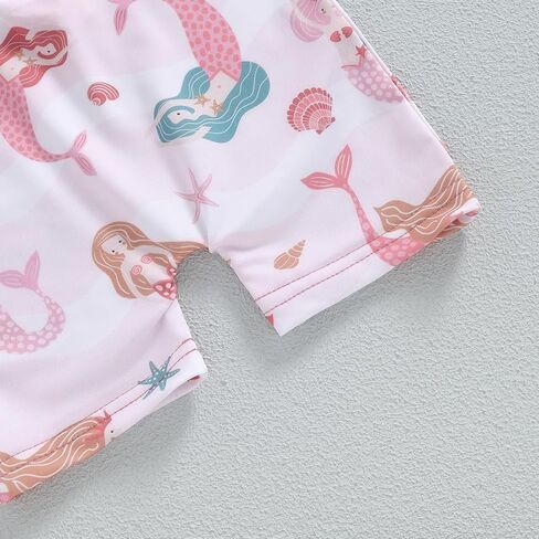 Toddler Baby Girl Boy Rash Guard Swimsuit with Hat Long Sleeve Floral Zip One Piece Bathing Suit Summer Swim Jumpsuit in Saudi Arabia