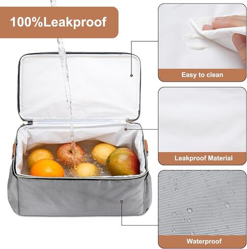 Breastmilk Cooler Bag with 6 Ice Pack, Wearable Breast Pump Bag Compatible with Willow, Elvie, Medela & Momcozy M5/S12 Pro Pumps & Accessories for Work, Travel and Family Use Black in Kuwait