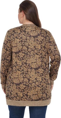 OLRIK Plus Size Sweater for Women Long Sleeve Buttons Down Cardigans Casual Jacket Coat with Pockets in Kuwait