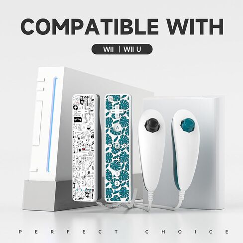 YKASEK Wii Remote with Nunchuck, Wii Controller 2 Pack with 2 Nunchuck Compatible for Wii/Wii U, Yellow and Pink. in Saudi Arabia