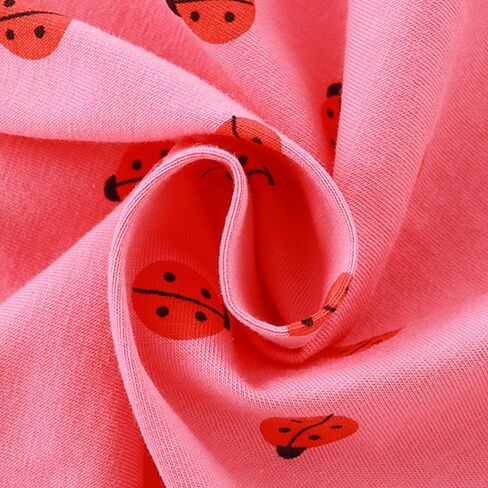 Toddler Girls Short Sleeve Casual Dress Little Kids Cotton Kneelength Playwear Dresses 2-7Years in Kuwait