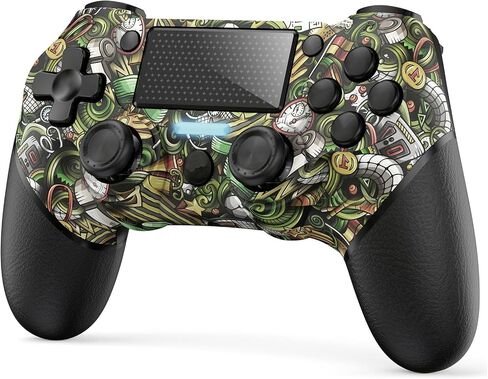 Moonag Wireless Controller for PS4, Remote Controller Compatible with PS4/Slim/Pro, Gamepad with Dual Vibration/6-Axis Gyro/Audio in Saudi Arabia
