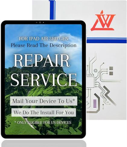 LW Mail-in Repair Service with Original OEM Pull Screen Replacement for iPad 10th Gen 2022 10.9'' Screen LCD Display Touch Digitizer Full Assembly A2696 A2757 A2777 (Repair Service, Not DIY Kit) in Saudi Arabia