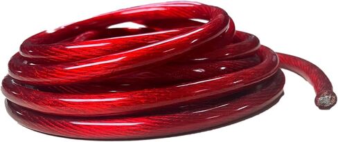 IMC Audio 8 Gauge AWG CCA Power Ground Wire Cable (25ft Black & 25ft Red) Welding Wire, Battery Cable, Automotive RV Wiring, Car Audio Speaker Stereo 8 Gauge Power Wire 50 Feet Total in Saudi Arabia