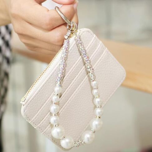 Cell Phone Wrist Lanyard,Double Beaded Phone Strap,Wrist Strap for Phone Case,Phone Charms Chain for Wallet Airpods Camera in Saudi Arabia