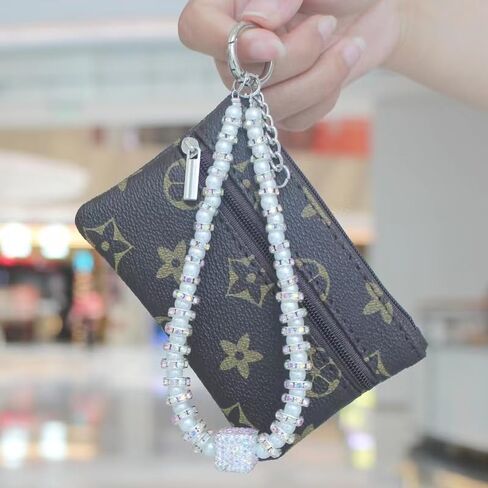 Cell Phone Wrist Lanyard,Double Beaded Phone Strap,Wrist Strap for Phone Case,Phone Charms Chain for Wallet Airpods Camera in Saudi Arabia