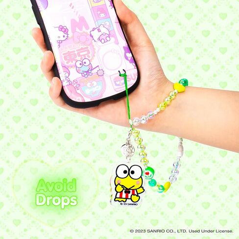 iFace Hello Kitty and Friends Beaded Wristlet Universal Phone Charm Strap - Cute Wrist Chain Lanyard Aesthetic Decor Strap for Cell Phone Camera Keys AirPods Keychains in Saudi Arabia