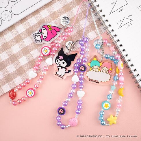 iFace Hello Kitty and Friends حزام معصم مطرز عالمي للهاتف - سلسلة معصم لطيفة وحبل ديكور جمالي لمفاتيح كاميرا الهاتف الخلوي وسلاسل مفاتيح AirPods in Kuwait
