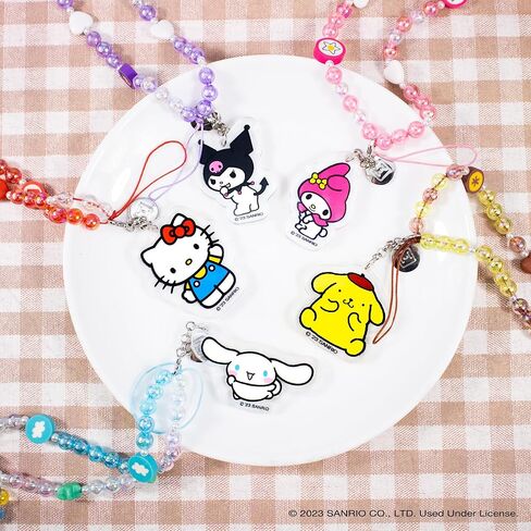 iFace Hello Kitty and Friends حزام معصم مطرز عالمي للهاتف - سلسلة معصم لطيفة وحبل ديكور جمالي لمفاتيح كاميرا الهاتف الخلوي وسلاسل مفاتيح AirPods in Kuwait