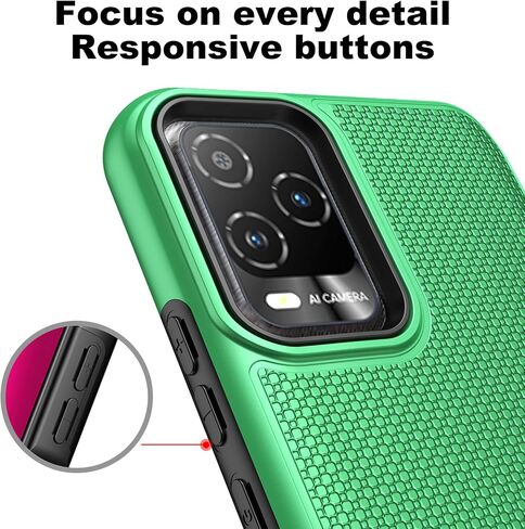 Ailiber for BLU View 5 Pro B170D Phone Case, with Screen Protector, Dual Layer Shockproof Protective, Silicone Bumper Non Slip Back, Heavy Duty Rugged Cell Phone Cover for BLU View 5 Pro-Rose Gold in Saudi Arabia