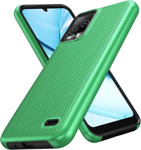Ailiber for BLU View 5 Pro B170D Phone Case, with Screen Protector, Dual Layer Shockproof Protective, Silicone Bumper Non Slip Back, Heavy Duty Rugged Cell Phone Cover for BLU View 5 Pro-Rose Gold in Saudi Arabia
