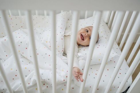 Duvet Cover, Soft and 100% Organic Cotton Crib, Toddler, Travel Size, 37" x 51", Cover for Comforter, Duvet Insert or Blanket - Goose in Saudi Arabia