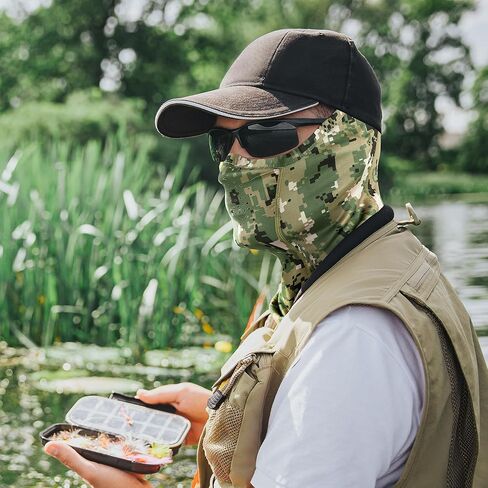 قناع بالاكلافا نصف مموه للحماية من الشمس بعامل حماية من أشعة الشمس 50+ للأنشطة الخارجية in Kuwait