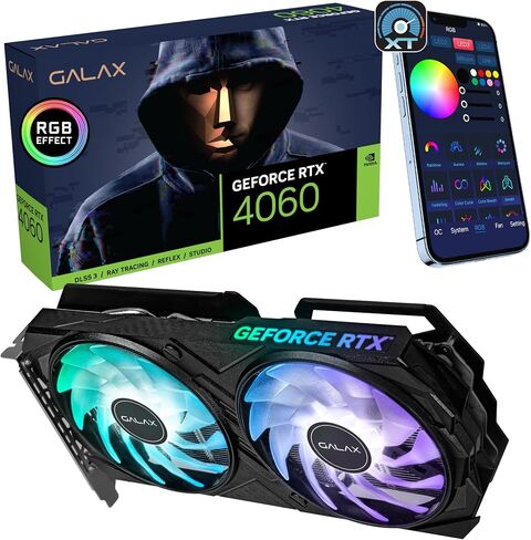 GALAX GeForce RTX™ 3060 (1-Click OC Feature), 12GB, GDDR6, 192-bit, DP*3/HDMI/Gaming Graphics Card【New】 in Saudi Arabia