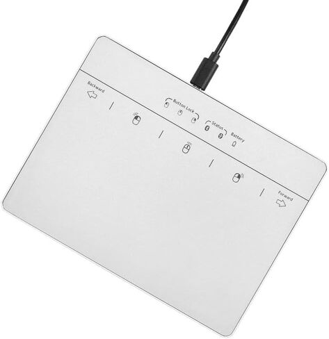 MICROPACK Digitally Yours Wired Trackpad for Windows 7/10/11, USB Trackpad with Multi-Touch Gestures, Plug-and-Play USB Touch Pad Mouse Pad Large for PC Computers & Laptops, Black in Saudi Arabia