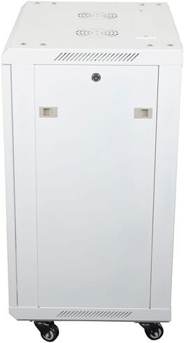 NavePoint 15U Network Cabinet with Glass Door – 15U Wall Mount Server Cabinet White 19" Rack for IT Equipment, AV Devices, Networking Equipment –17" Deep Server Rack Enclosure w/Wheels in Saudi Arabia