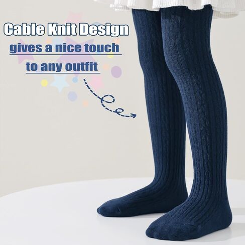 Baby Tights Toddler Cable Knit Tights Cotton Warm Leggings Pantyhose Soft Stockings in Saudi Arabia