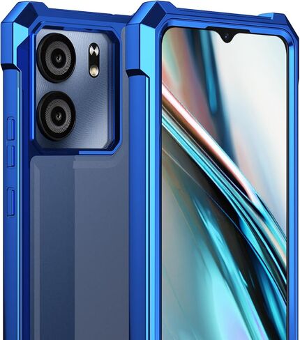 Ailiber for BLU View 5 Case, BLU View5 B160V Clear Phone Case, Transparent [Anti Yellowing], with [Screen Protector], Dual Layer Shockproof Bumper, Silicone Cell Phone Case-Gold in Saudi Arabia