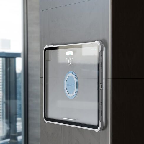 حافظة مغناطيسية لجهاز iPad Air6 11" 2024، امتصاص مغناطيسي للتثبيت على الحائط للكمبيوتر اللوحي، حامل حائط مغناطيسي لاصق لجهاز iPhone13-15 Magsafe، دعم شحن القلم الرصاص (وردي) in Kuwait