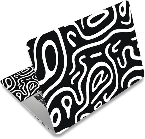 ملصق فني لغطاء الكمبيوتر المحمول: ملصق لاصق من الفينيل المقاوم للماء وقابل لإعادة الاستخدام لأجهزة الكمبيوتر المحمول، ملصقات كرتونية لطيفة لأجهزة الكمبيوتر المحمول تناسب 12 13 13.3 14 15 15.4 15.6 بوصة- جرافيتي in Kuwait