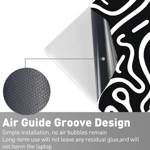 ملصق فني لغطاء الكمبيوتر المحمول: ملصق لاصق من الفينيل المقاوم للماء وقابل لإعادة الاستخدام لأجهزة الكمبيوتر المحمول، ملصقات كرتونية لطيفة لأجهزة الكمبيوتر المحمول تناسب 12 13 13.3 14 15 15.4 15.6 بوصة- جرافيتي in Kuwait