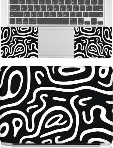 ملصق فني لغطاء الكمبيوتر المحمول: ملصق لاصق من الفينيل المقاوم للماء وقابل لإعادة الاستخدام لأجهزة الكمبيوتر المحمول، ملصقات كرتونية لطيفة لأجهزة الكمبيوتر المحمول تناسب 12 13 13.3 14 15 15.4 15.6 بوصة- جرافيتي in Kuwait