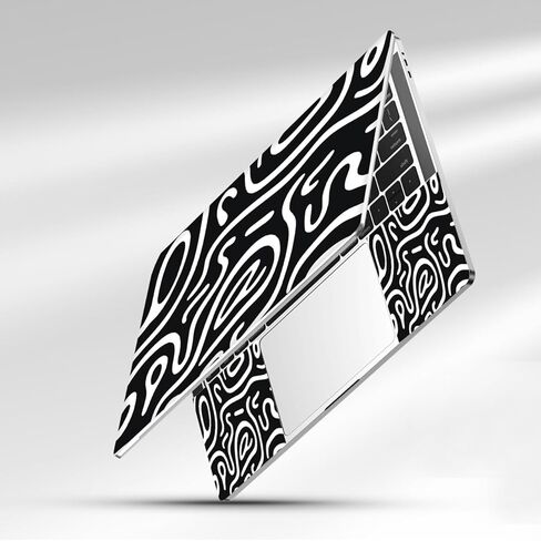 ملصق فني لغطاء الكمبيوتر المحمول: ملصق لاصق من الفينيل المقاوم للماء وقابل لإعادة الاستخدام لأجهزة الكمبيوتر المحمول، ملصقات كرتونية لطيفة لأجهزة الكمبيوتر المحمول تناسب 12 13 13.3 14 15 15.4 15.6 بوصة- جرافيتي in Kuwait