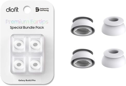 سماعات الأذن Galaxy Buds3 Pro متعددة الحواف (أسود، متوسط) in Kuwait