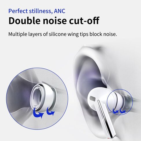 سماعات الأذن Galaxy Buds3 Pro متعددة الحواف (أسود، متوسط) in Kuwait