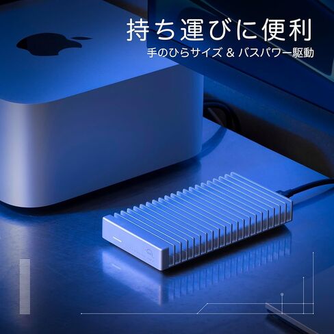 OWC Express 1M2 Portable NVMe Thunderbolt (USB-C) SSD USB4 Ultra Fast External SSD Drive with Aluminum Heat Sink Enclosure (Enclosure Only) in Kuwait
