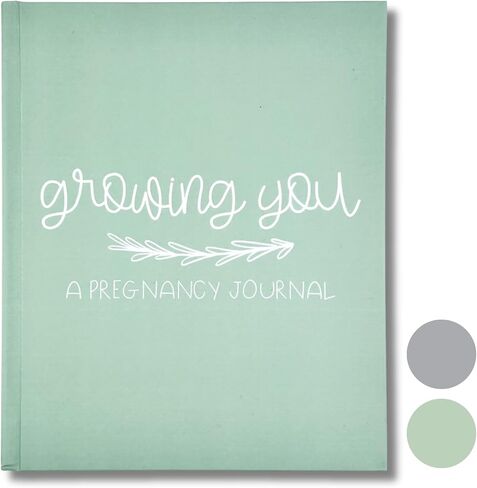 Pregnancy Journal Memory Book for Expecting Moms (Grey) by This Little Love Co in Saudi Arabia