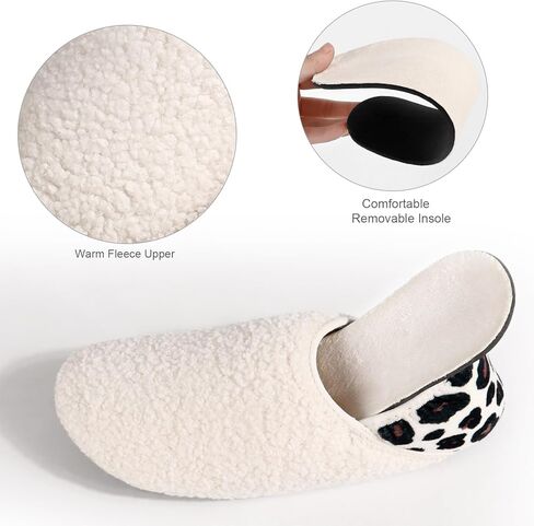 شبشب منزل DOMMARE Fuzzy للرجال والنساء في الأماكن المغلقة، أحذية غرفة النوم، جوارب شبشب دافئة حافي القدمين، بطانة من الفرو المجعد من الإسفنج الذكي سهلة الارتداء، نعل مطاطي مغلق غير قابل للانزلاق، نعال بدون كعب للسفر in Kuwait