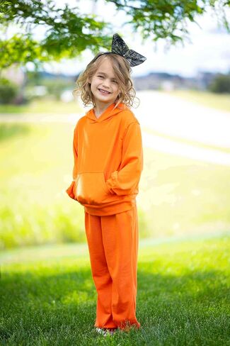 Arshiner Toddler Girl's 2Pcs Clothing Sets Long Sleeve Hoodie Sweatshirt Pants Set with Pockets Fall Winter Clothes 1-6 in Saudi Arabia