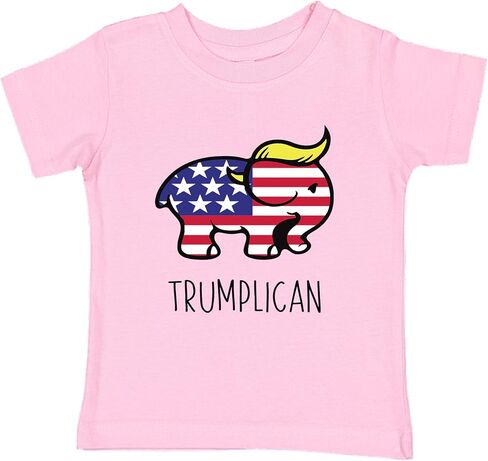 تي شيرت Ink Trendz Trumplican Cute Trump 2024 GOP لطيف للأطفال الصغار in Saudi Arabia