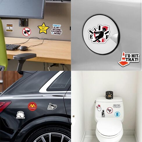 120pcs Funny Stickers for Adults, Prank Meme (Dirty) Hilarious Sticker Pack for Laptop, Hard Hat, Work, Water Bottles, Computers, Vinyl Waterproof Decals (120) in Saudi Arabia