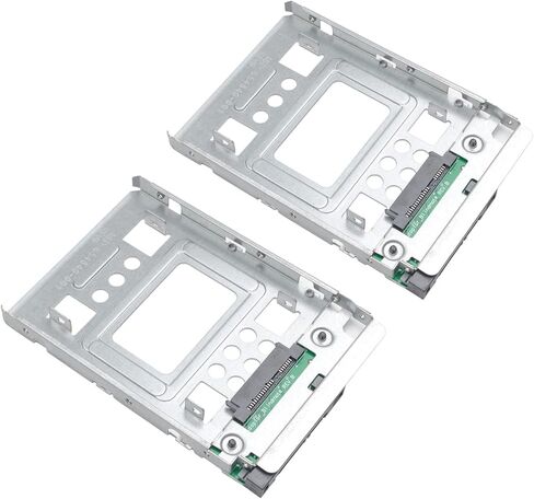 محول محرك الأقراص الصلبة 2.5 إلى 3.5 SSD، محول علبة القرص الصلب 654540-001 متوافق مع جميع محركات الأقراص الصلبة HP Dell IBM 3.5 بوصة 651314-001 F238F X7K8W 774026-001 SM17A06251 SAS SATA in Kuwait