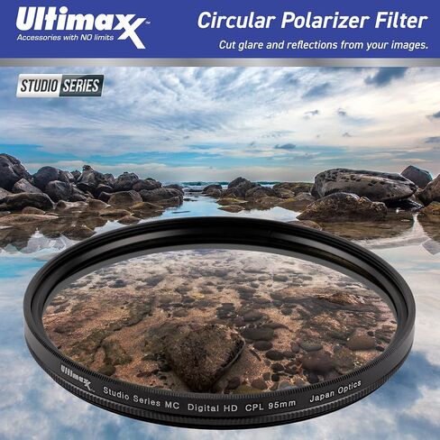 حزمة عدسة Ultimaxx Essential Sigma 105mm f/1.4 DG HSM Art (E Mount) - تتضمن: مجموعة مرشح نهائية مكونة من 4 قطع (UV، CPL، Warming، ND9)، غطاء عدسة، حافظة غطاء عدسة عالمية، حقيبة عدسة والمزيد (حزمة 15 قطعة) in Kuwait