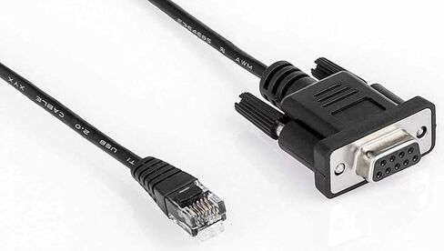 RS232 DB9Pin أنثى إلى RJ11 RJ12 6P6C LAN شبكة كابل وحدة التحكم التسلسلية L = 6FT (1 حزمة) in Kuwait