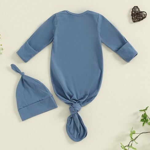 Ayalinggo Newborn Sleeper Gown Baby Boy Girl Football Outfit Infant Nightgown Sleeping Bag Sleepwear Pajamas in Saudi Arabia