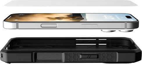 URBAN ARMOR GEAR UAG Designed for iPhone 16 Pro Privacy Screen Protector Tint Removable Premium 2-Way Anti-glare Anti-Spy Flexible Phone Cover in Kuwait