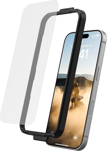 URBAN ARMOR GEAR UAG Designed for iPhone 16 Pro Privacy Screen Protector Tint Removable Premium 2-Way Anti-glare Anti-Spy Flexible Phone Cover in Kuwait