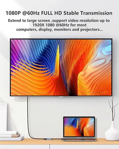 محول DisplayPort إلى VGA، منفذ عرض إلى محول VGA ذكر إلى أنثى ألومنيوم HD 1080P، سلك مطلي بالذهب للكمبيوتر والشاشة والتلفزيون وجهاز العرض المتوافق مع Lenovo وDell وHP وASUS in Kuwait