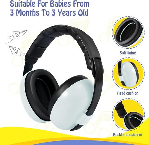 Baby Ear Protection Noise Cancelling Earmuffs Infant HeadPhones for Babies for 3 Months to 3 Years in Kuwait